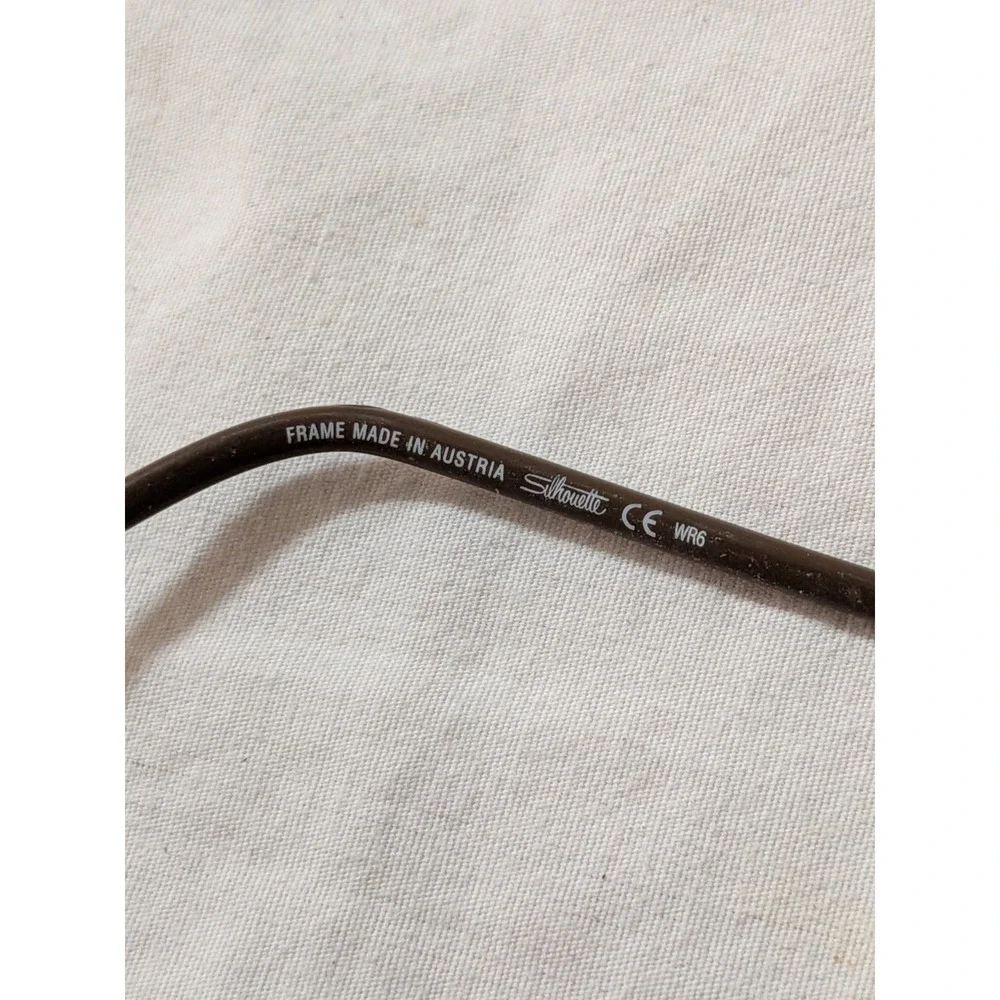 Silhouette‎ 5521 EP 6040 Rimless Eyeglasses Gunmetal Brown 48-21 145 Austria